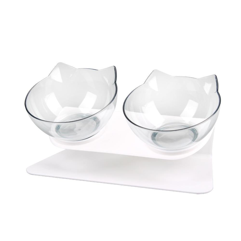 Double Cat Non-slip Bowl - Lovepawz