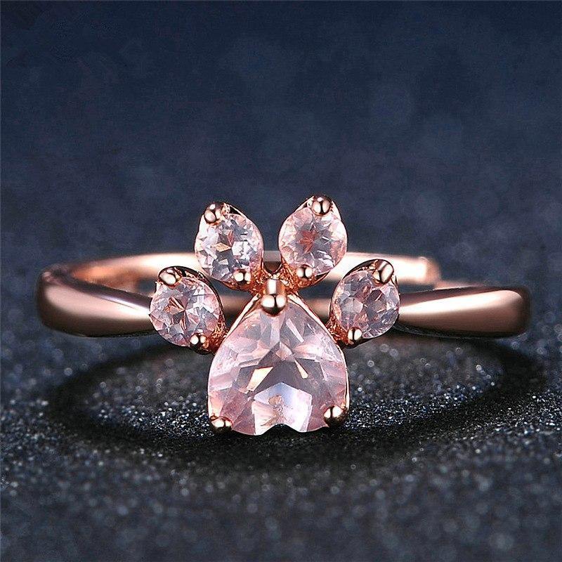 Paw Adjustable Love Ring - Lovepawz