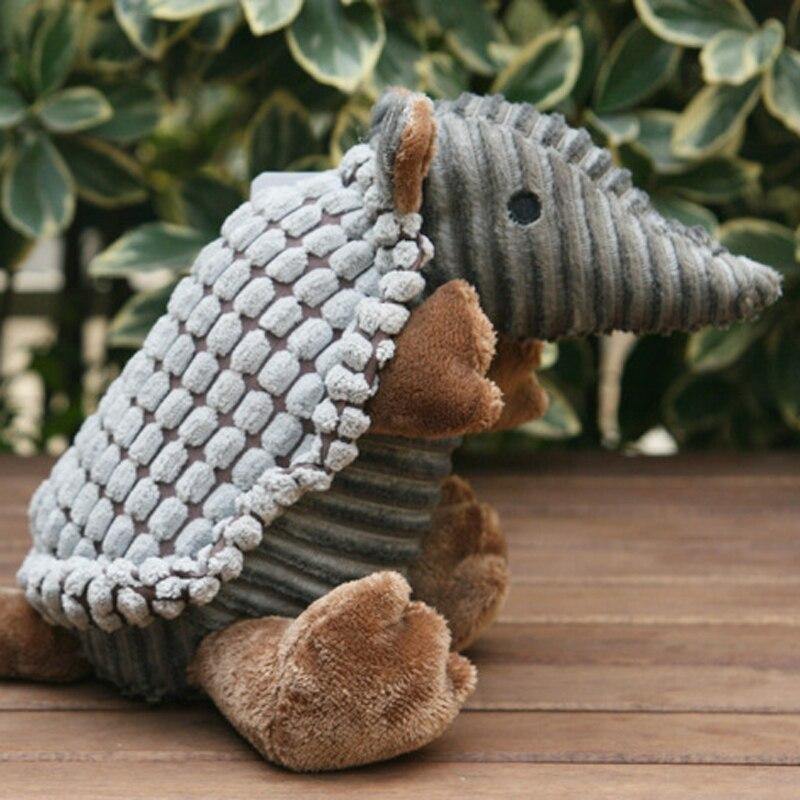 Armoured Armadillo Dog Plush Squeaker - Lovepawz
