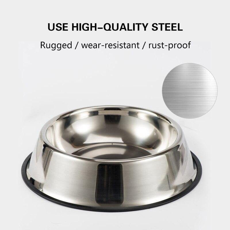 Stainless Steel Non-Slip Bowl - Lovepawz