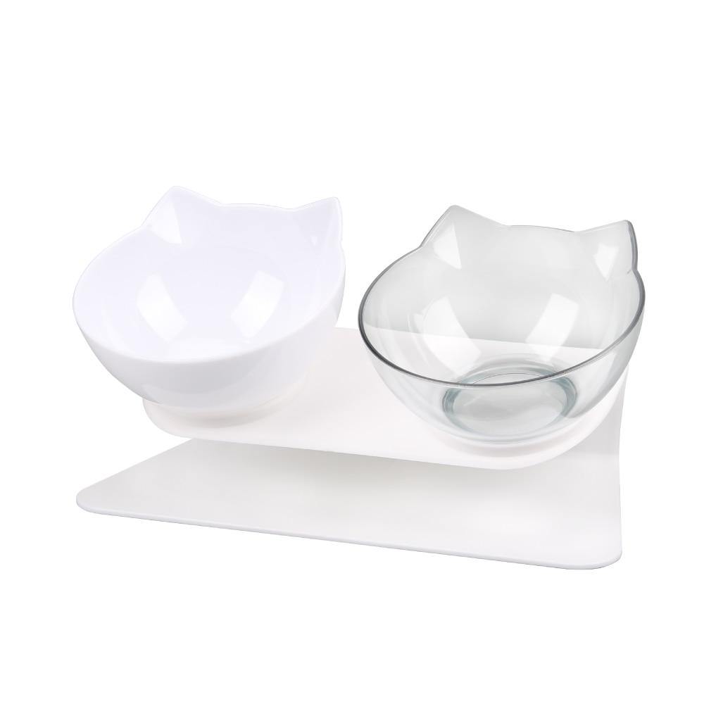 Double Cat Non-slip Bowl - Lovepawz