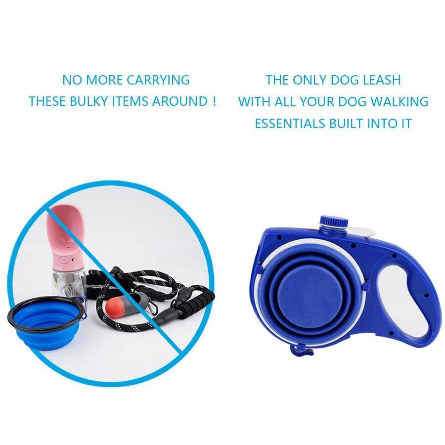 3In1 Super Nylon Dog Leash - Lovepawz