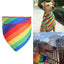 Rainbow Style Dog Bandana Scarf - Lovepawz