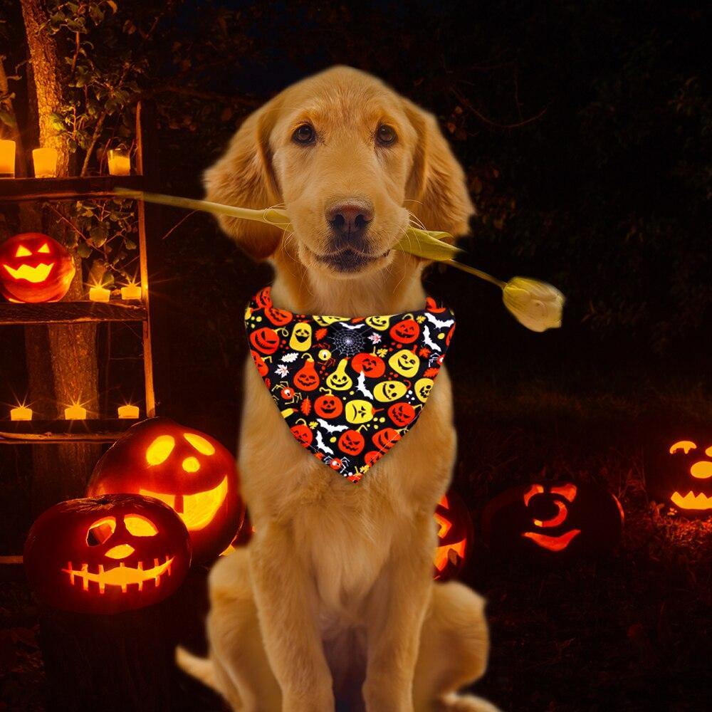 Halloween Styled Mix Dog Bandana Scarfs - Lovepawz