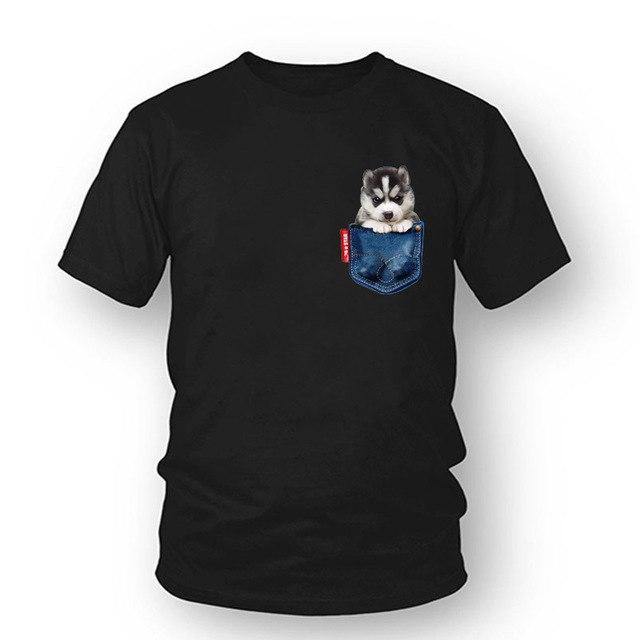 Husky Dog T-Shirt Women - Lovepawz