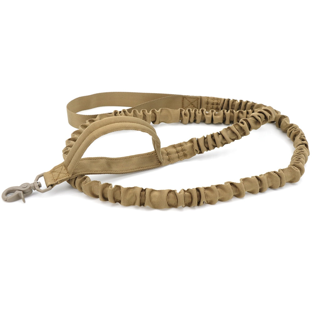Tactical Bungee Dog Leash Quick Release Lead - Lovepawz