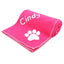 Personalized Custom Fleece Pet Sleeping Dog Blanket Towel - Lovepawz