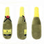 Champagne Squeaky Plush Dog Wine Bottle Toy - Lovepawz