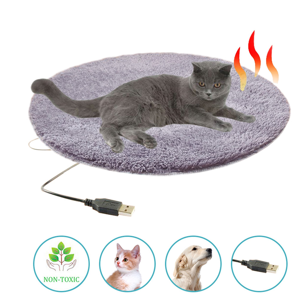 Dog Heating Plush Electric Temperature Pet Pad - Lovepawz