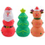 Christmas Dog Squeaky Rubber Play Toy - Lovepawz