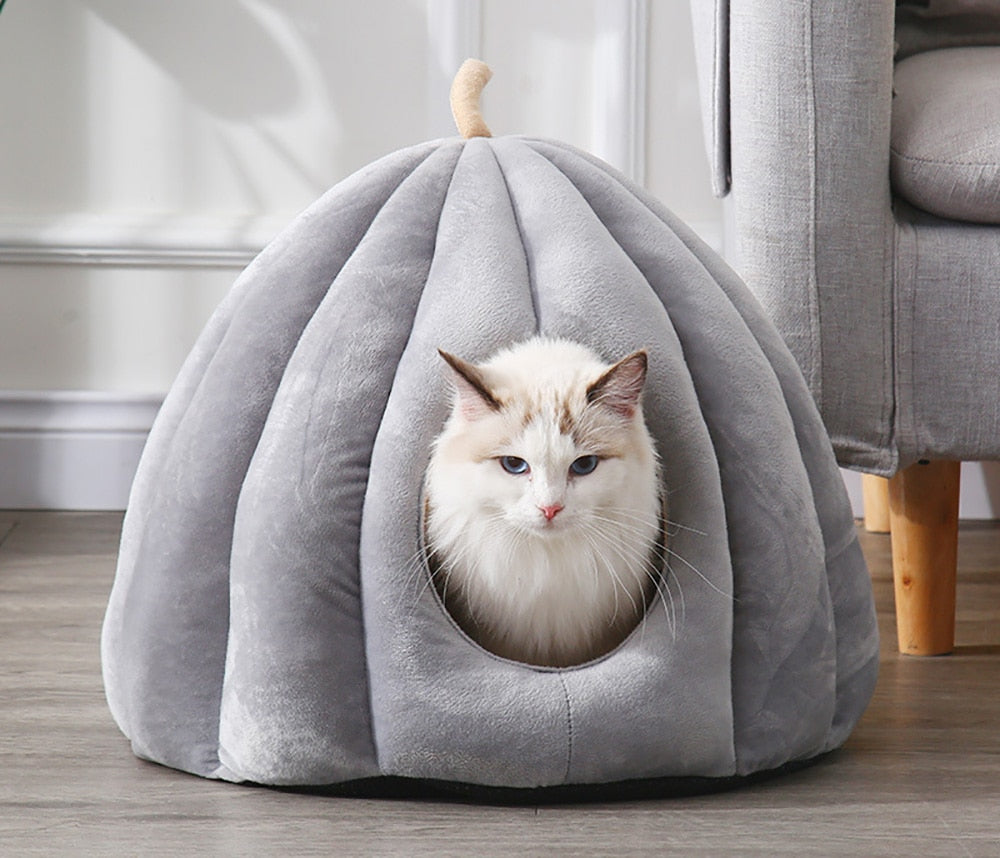 Cute Pumpkin Cat Nest House - Lovepawz