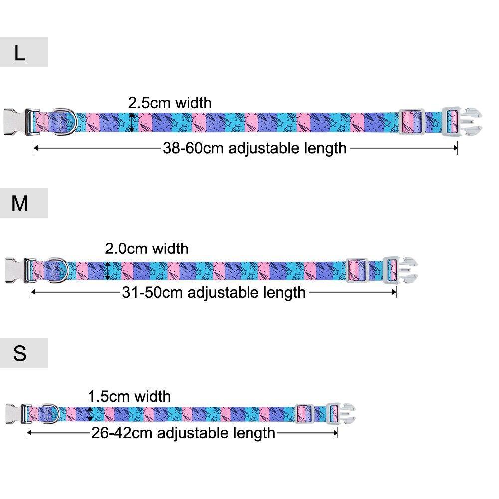 Floral Engraved Dog Collar - Lovepawz