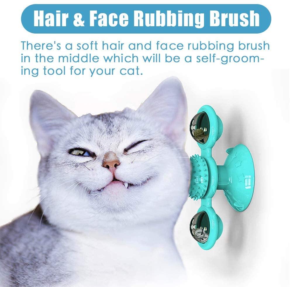 Interactive Cat Spinning Windmill Educational Cat Training Ball Toy - Lovepawz