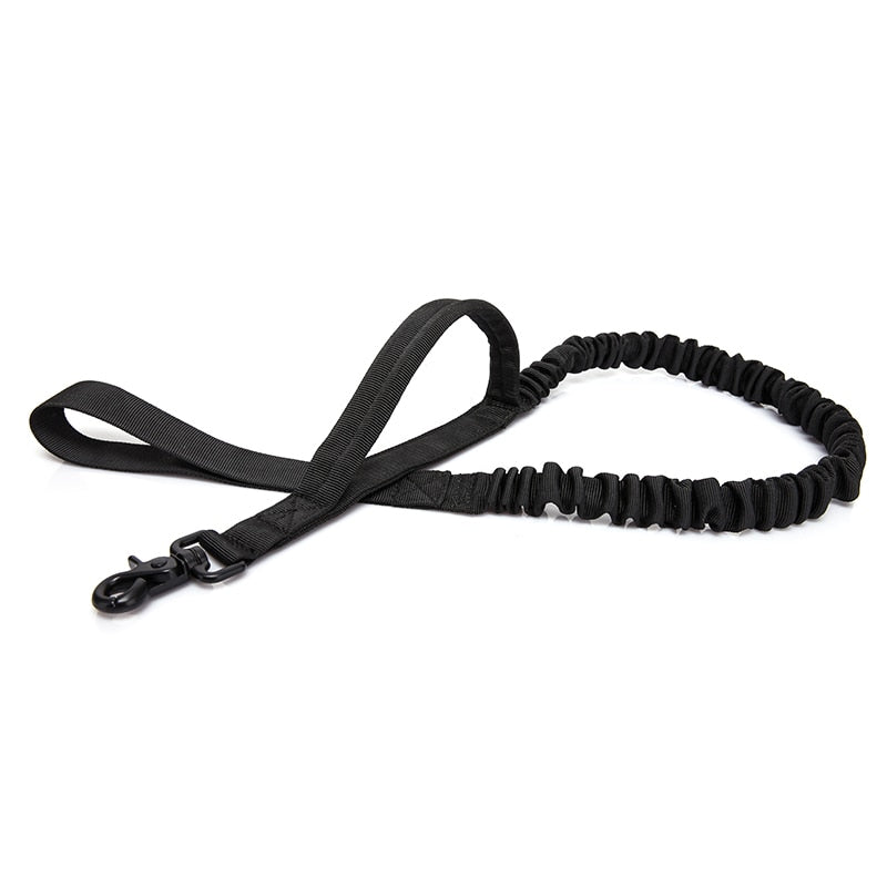 Tactical Bungee Dog Leash Quick Release Lead - Lovepawz