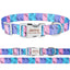 Floral Engraved Dog Collar - Lovepawz