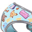 Reflective Anime Adjustable Blue Pikachu Cute Dog Harness and Leash - Lovepawz
