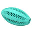 Football Shaped Interactive Bite Resistant Treat Rubber Toy - Lovepawz