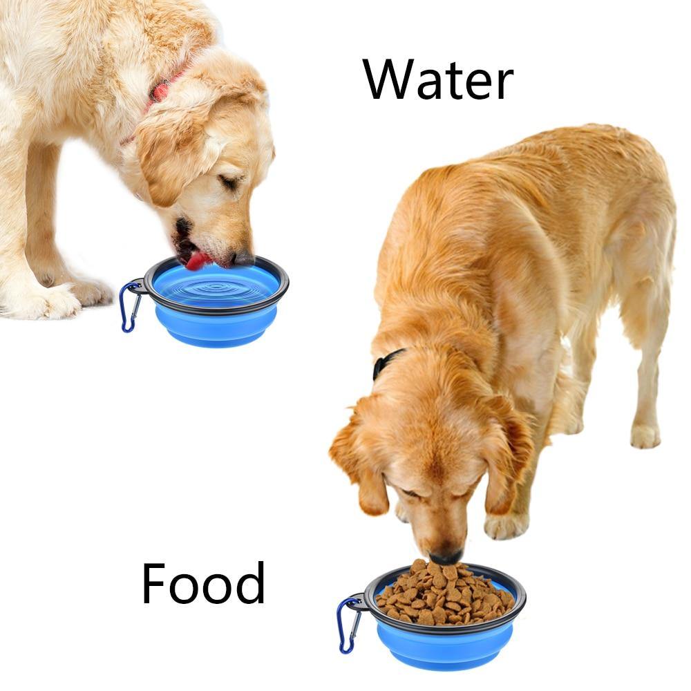 Collapsible Silicone Folding Travel Bowl - Lovepawz