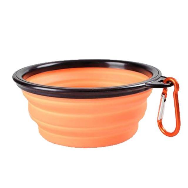 Collapsible Silicone Folding Travel Bowl - Lovepawz