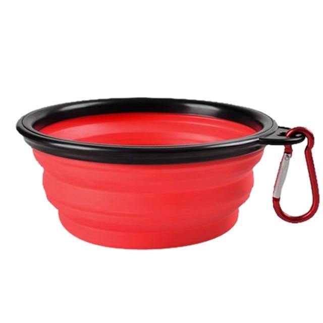 Collapsible Silicone Folding Travel Bowl - Lovepawz