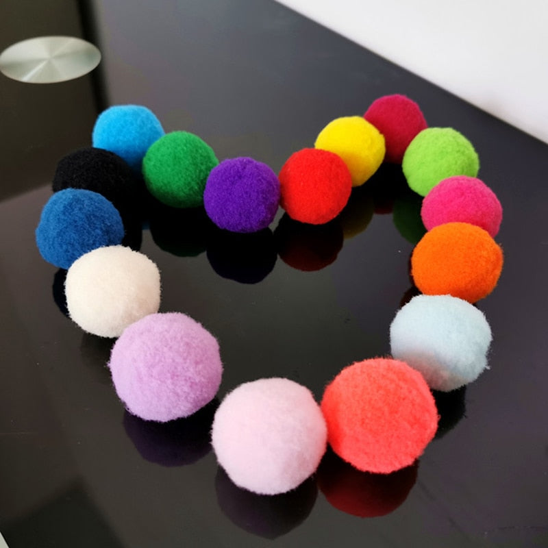 Cute Colorful Stretchy Plush Ball Cat Kitten Toy - Lovepawz