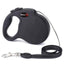 Durable Black Retractable Leash - Lovepawz