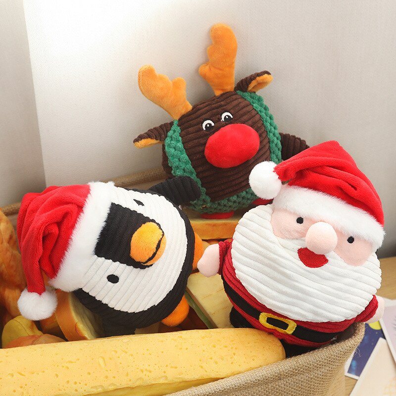 Christmas Squeaky Pet Bite Chew Toys - Lovepawz