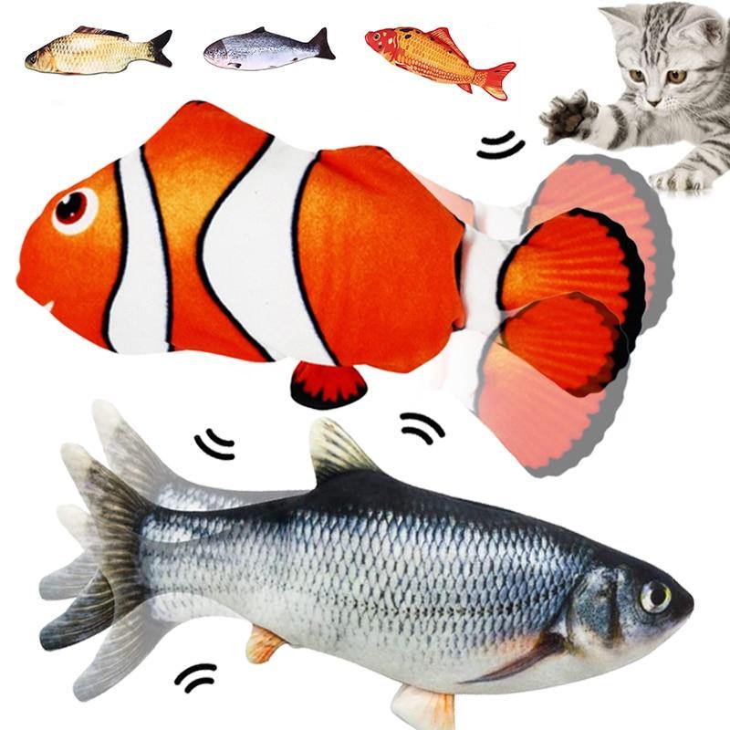 Cat Electric Fish Simulation Kitten Swing Dancing Catnip Toy - Lovepawz