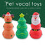 Christmas Dog Squeaky Rubber Play Toy - Lovepawz