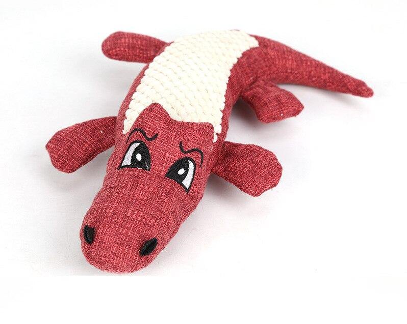 Crocodile Plush Squeaker - Lovepawz