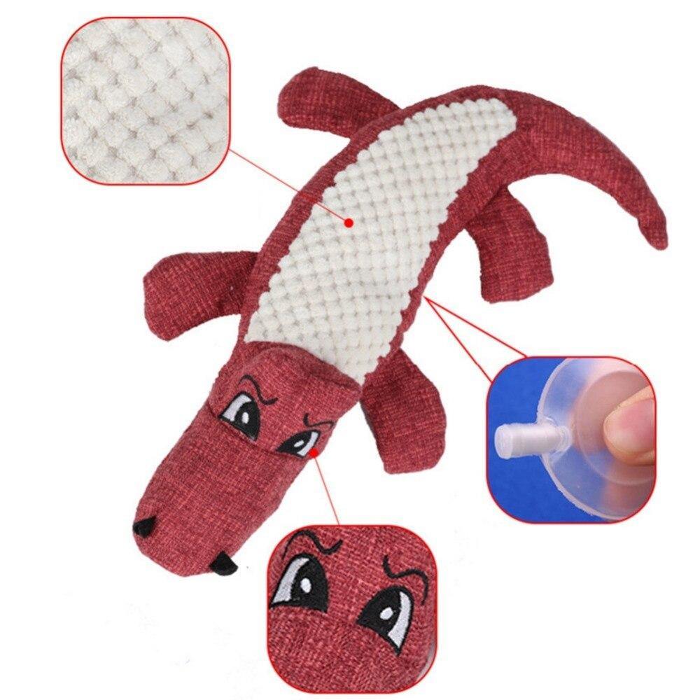 Crocodile Plush Squeaker - Lovepawz