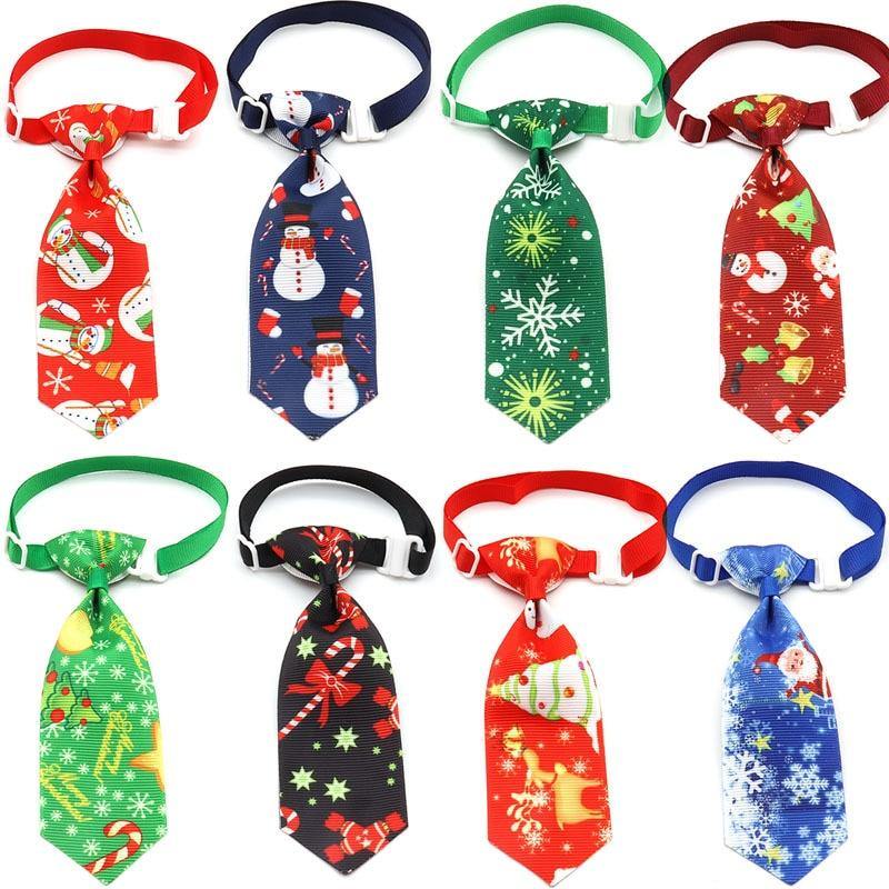 Pet Dog Cat Christmas Bow Tie Collar Accessories - Lovepawz