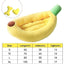 Banana Dog Bed - Lovepawz