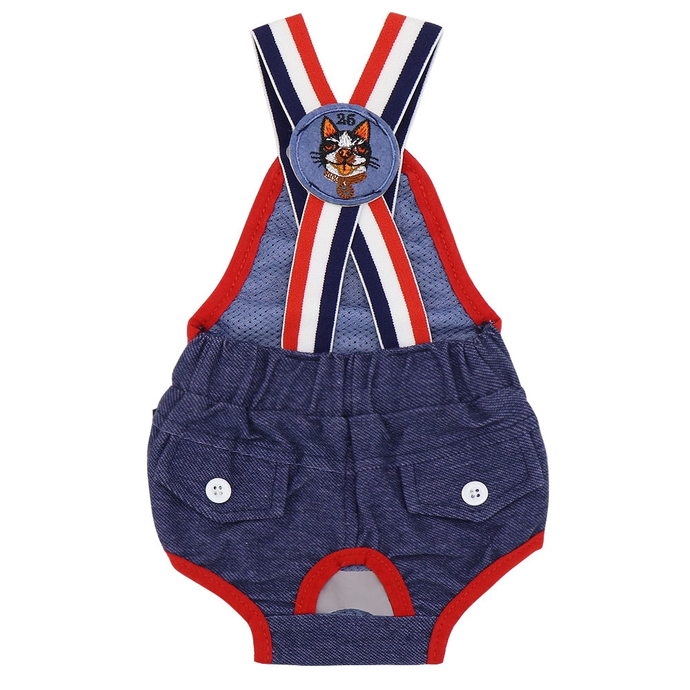 Dog Washable Diaper Overall Clothing Pants - Lovepawz