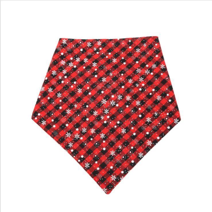 Snowflake Plaid Bandana - Lovepawz