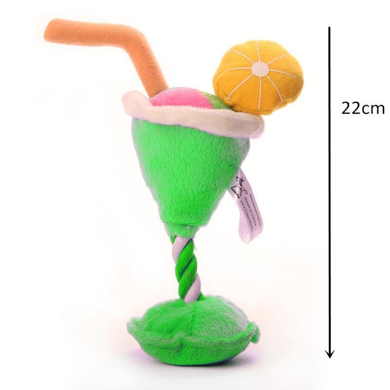 Cocktail Drink Pet Dog Plush Toy - Lovepawz
