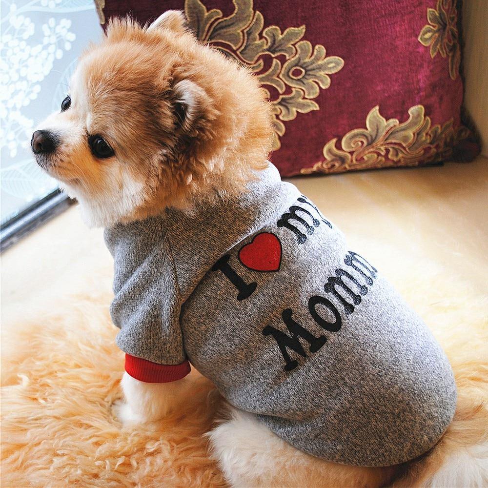 "I Love My Daddy/Mommy" Dog Autumn Sweatshirt - Lovepawz