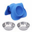 Stainless Steel Footprint Bowl - Lovepawz