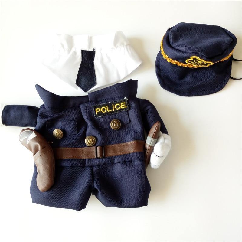Police Officer Themed Cat Costume - Lovepawz