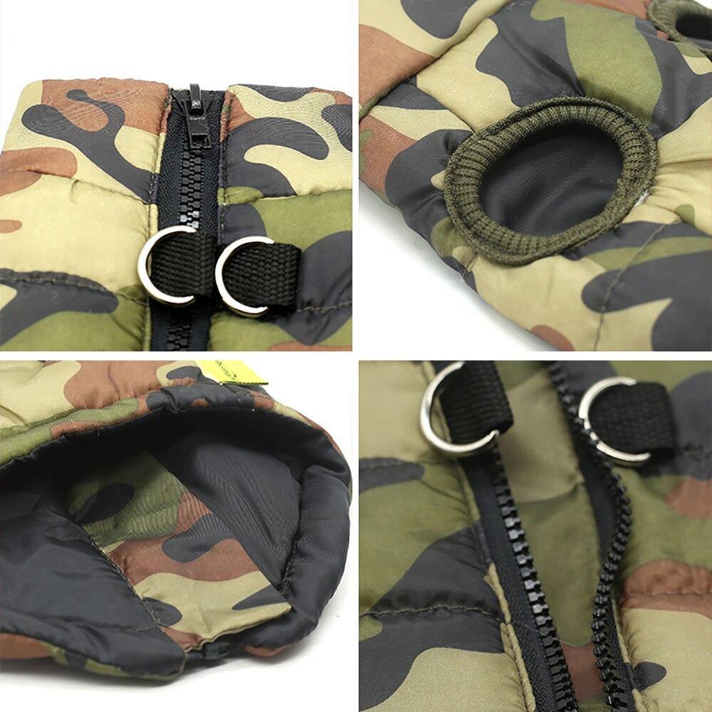 Waterproof Dog Puppy Camo Jacket Coat Vest - Lovepawz