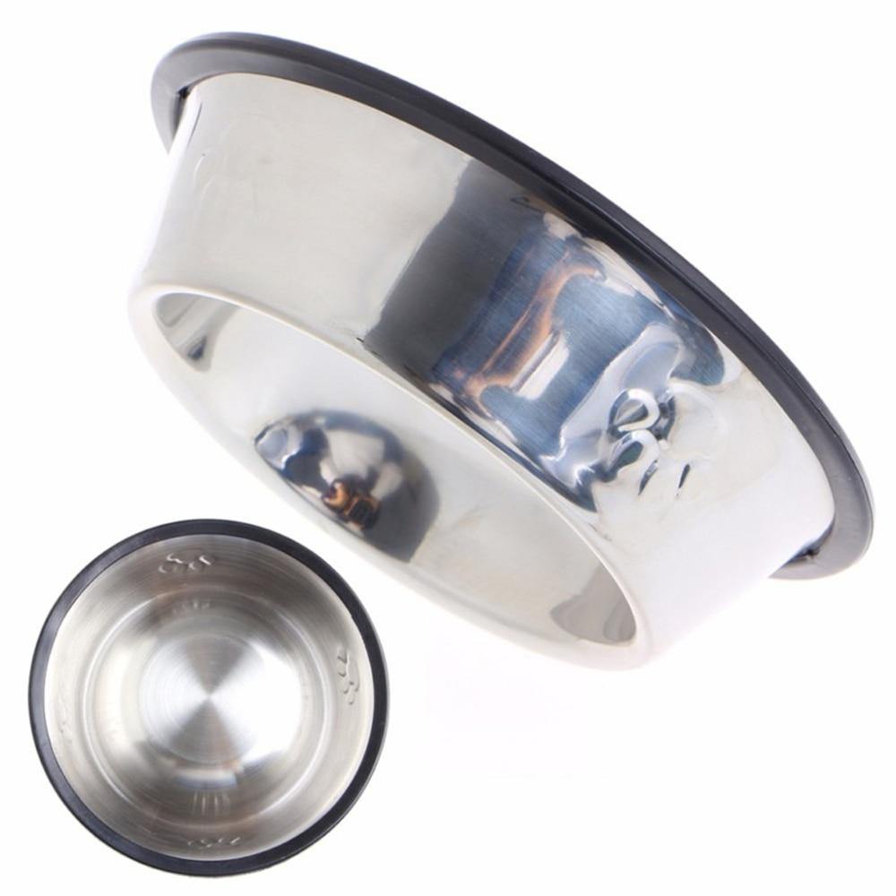 Paw Stainless Steel Footprint Bowl - Lovepawz
