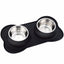 Stainless Steel Footprint Bowl - Lovepawz