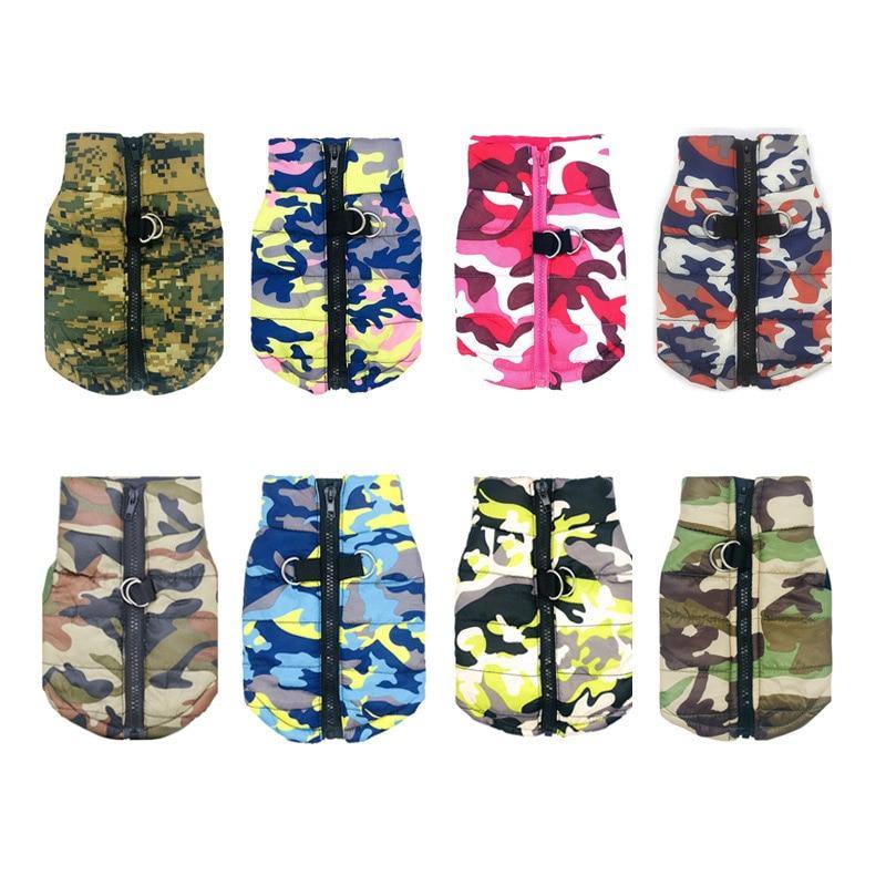 Waterproof Dog Puppy Camo Jacket Coat Vest - Lovepawz