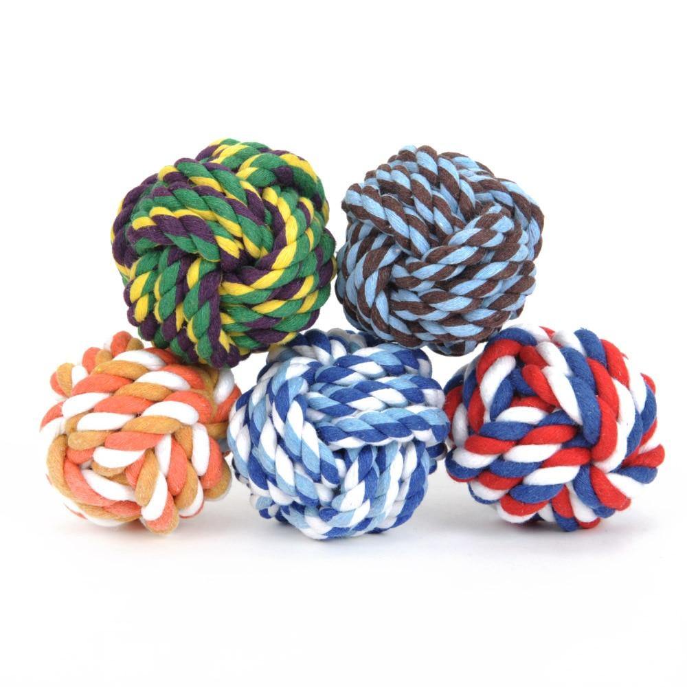 Rope and Ball Toys - Lovepawz