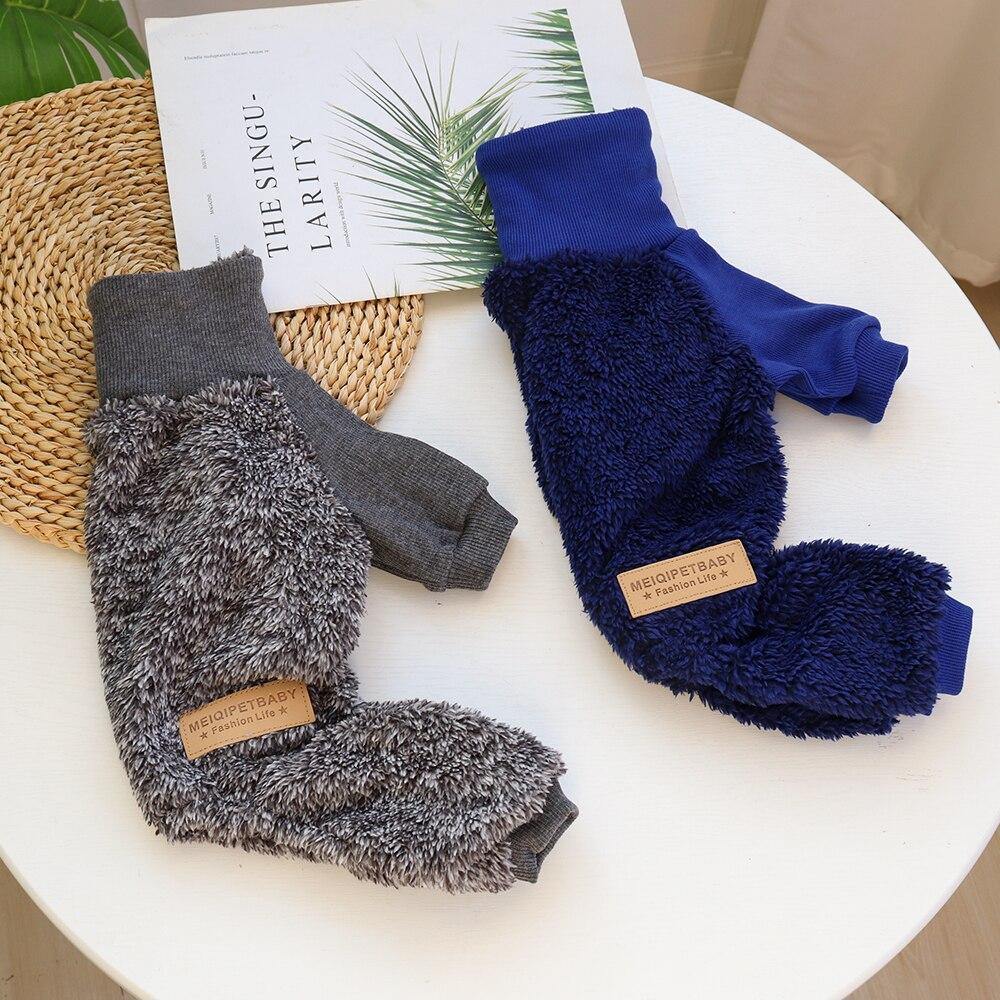 Dog Warm Sweater Jumpsuit Clothing Outfit - Lovepawz