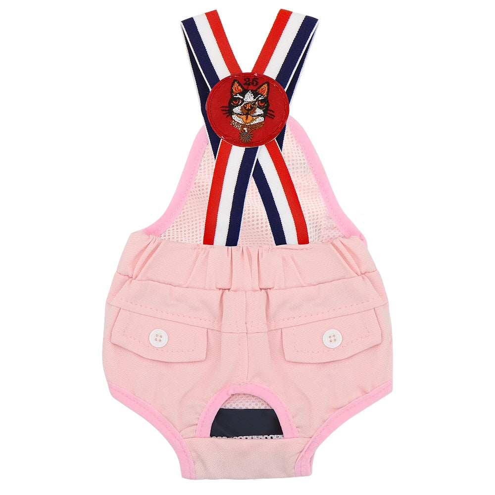 Dog Washable Diaper Overall Clothing Pants - Lovepawz