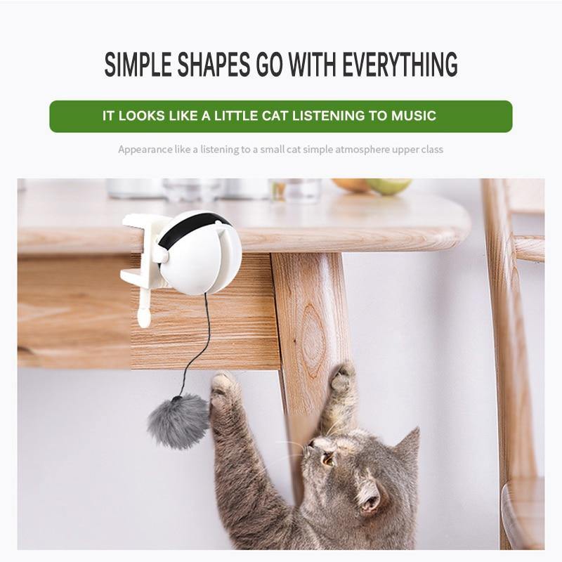 Lifting Cat Ball Interactive Automatic Ball Teaser Toy - Lovepawz
