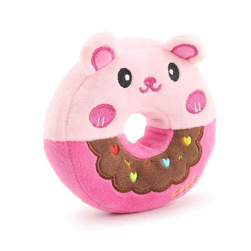 Donut Plush Squeaker - Lovepawz