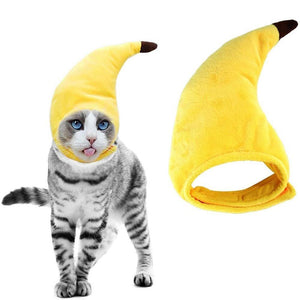 Pet Funny Cat Banana Hat Costume - Lovepawz