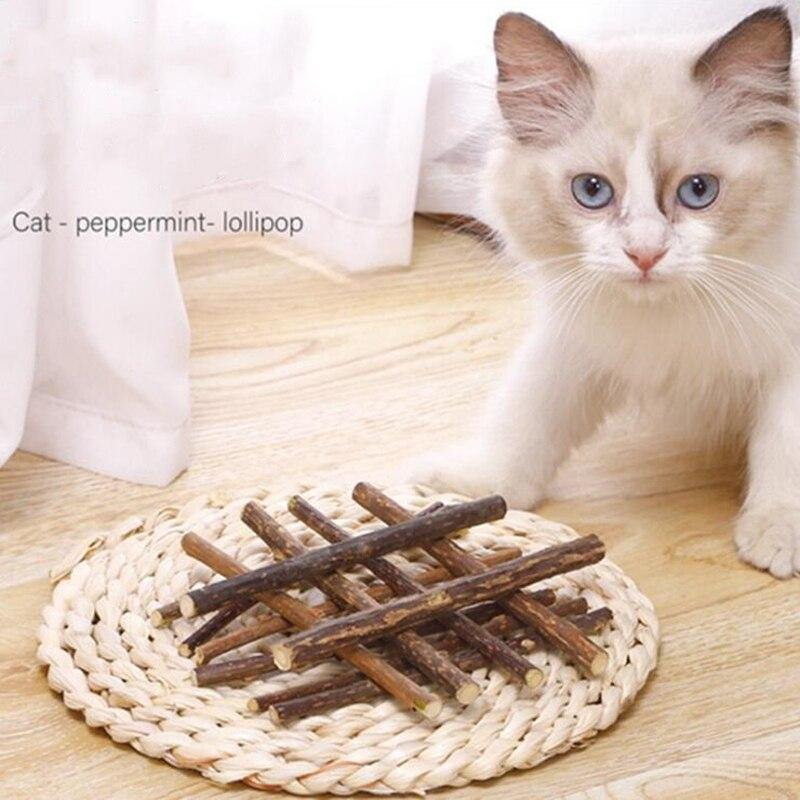 Natural Catnip Pet Cat Molar Toothpaste Stick - Lovepawz